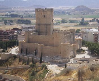 Imagen del Castillo de Villena.