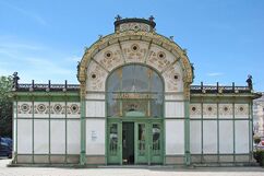 Estación de metro en Karlsplatz. Viena (1895-1899)