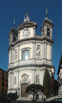 La basílica es obra del arquitecto italiano Santiago Bonavía.