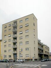 Edificio de viviendas Comolli Rustici, Milán (1934-1935), con Pietro Lingeri