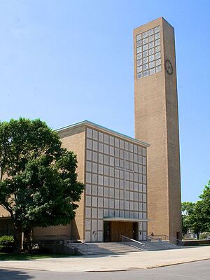 Eliel Saarinen.Primera Iglesia Cristiana de Columbus.jpg