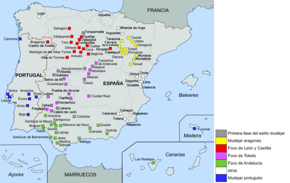 Edificios mudéjar en España y Portugal