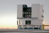Telescopio UT1 (Antu) abierto.