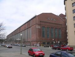 Planta de montaje de maquinaria pesada, nueva fábrica de materiales ferroviarios de AEG (1912)