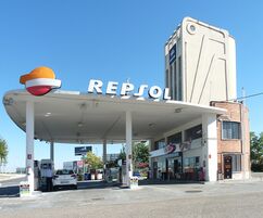 Gasolinera de la avenida de Aragón, Madrid (1928-1958).