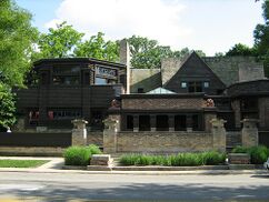 Casa y Estudio de Frank Lloyd Wright, Oak Park, EE. UU.(1889)