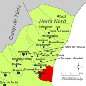 Localització d'Alboraia respecte de l'Horta Nord.png