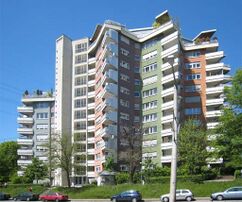 Edificios de apartamentos Romeo y Julieta, Stuttgart, Alemania (1954-1959)