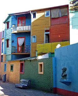 Conventillo en el barrio de La Boca, Buenos Aires