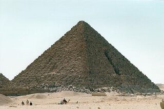 Pirámide de Menkaura. Giza.