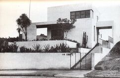 Casa Modernista en rua Itápolis, Sao Paulo (1930)