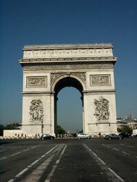 El Arco de Triunfo. París.