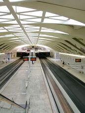 estación de metro, Valencia, España. (1991-1995)