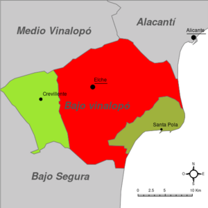 Elche-Mapa del Bajo Vinalopó.svg
