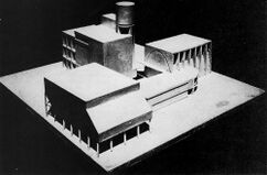 Proyecto de oficinas del gas en Como. III Bienal de Artes Decorativas de Monza (1927)