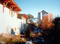 Villa Busk, Bamble, Noruega (1990)