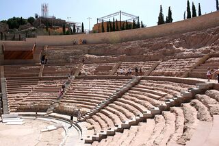 Cavea del teatro Romano de Cartagena