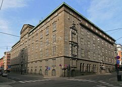Edificio Telegraf, Oslo (1924) junto con Magnus Poulsson.