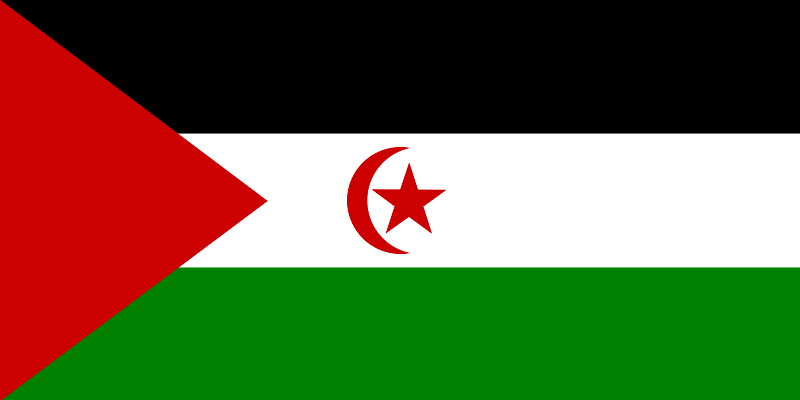 Archivo:Flag of Western Sahara.svg