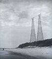 Torres para transporte eléctrico sobre el río Oka, Nizhny Novgorod (1927-1929)