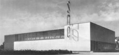Pabellón de exposiciones de Centrales Eléctricas de Moravia Central, Přerov (1936)