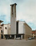 Iglesia de San Juan Bautista, Firenzuola (1956-1966), junto con Edoardo Detti.