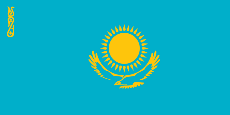 Archivo:Flag of Kazakhstan.svg