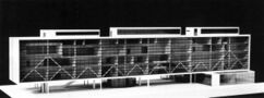 Proyecto para la nueva sede de la Academia de Brera en Milán (1935-1936) con Luigi Figini, Gino Pollini y Pietro Lingeri.