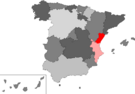 Localización de la provincia de Castellón en España