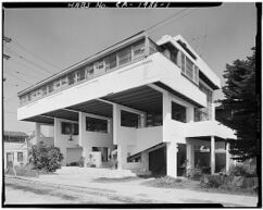 Casa de playa Lovell, Newport, al sur de Los Ángeles (1922-1926)