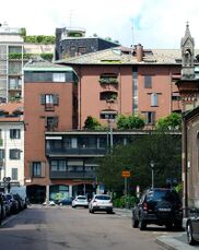 Edificio comercial y Residencial, Corso Italia, Milán (1957-1964)