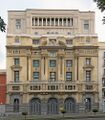 Colaboración en fachada de Ministerio de Educación, Madrid (1923) con Francisco Javier de Luque López