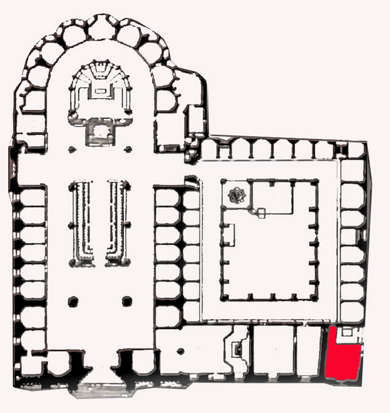 Archivo:Situació capella santa Llúcia dins catedral Barcelona.png