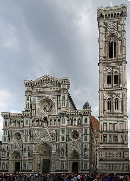 Archivo:Florence Santa Maria del Fiore front and tower.jpg