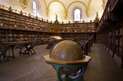 Biblioteca de la Universidad, Salamanca, (1509-1512, 1529), junto con el Maestre Jerónimo.