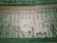 Tumba de Thutmose III, famosa por sus pinturas estilizadas