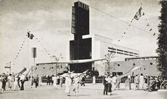Pabellón de Italia en la Exposición Mundial de Chicago (1933) junto con Mario De Renzi