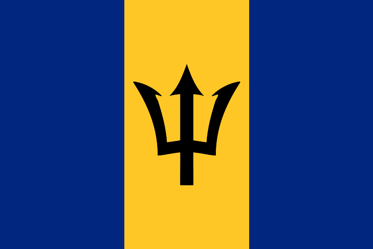 Archivo:Flag of Barbados.svg