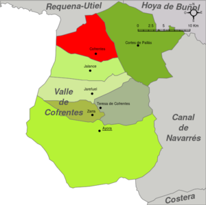 Cofrentes-Mapa del Valle de Cofrentes.svg