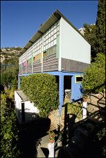 Casas de vacaciones 3,66 x 3,66, Roquebrune-Cap-Martin, Francia. (1956)